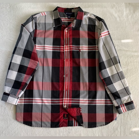 Rocawear Plaid Long Sleeve Shirt - Picture 3 of 3